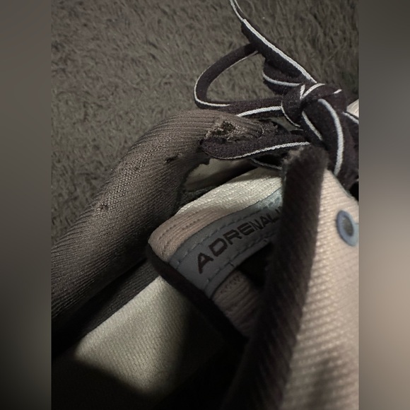 Brooks Women's Adrenaline GTS 21 running shoes White/Alloy/Light Blue Size 10 - Picture 12 of 14